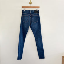 Load image into Gallery viewer, Levi&#39;s 721 Rare Capital E High Rise Skinny Jeans Blue 27
