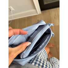 Load image into Gallery viewer, Dagne Dover Zip Closure Lightweight Hunter Neoprene Toiletry Bag Blue
