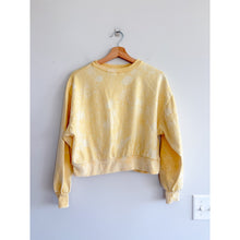 Load image into Gallery viewer, Daily Practice Oh So Good Graphic Pullover Sweatshirt Yellow XS
