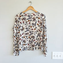 Load image into Gallery viewer, Sanctuary Tilly Flounce Long Sleeve Floral Blouse Ivory S

