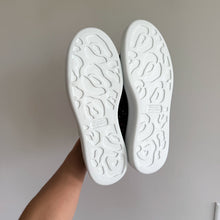 Load image into Gallery viewer, Alexander McQueen Crystal Sun Embellished Low Top Sneakers Black NEW
