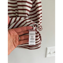 Load image into Gallery viewer, Nation LTD Sandra Boat Neck Organic Cotton Top Rust White S
