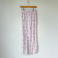 Load image into Gallery viewer, Rails Luna Pajama Set in Rose Stripe Cats S
