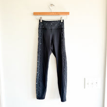 Load image into Gallery viewer, Roller Rabbit Sporty Hearts Vega High Rise Activewear Leggings Black XS NWT
