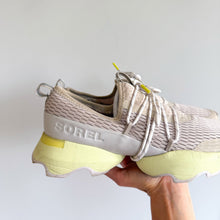 Load image into Gallery viewer, Sorel Kinetic Impact Lace Up Mesh Sneakers Dark Stone/Moonstone 9.5
