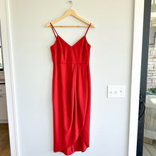 Load image into Gallery viewer, Lulus Reinette Rust Red Midi Dress S
