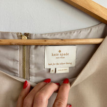 Load image into Gallery viewer, Kate Spade Maya Wool Colorblock Mini Shift Dress Cream/Black 6

