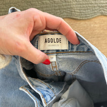 Load image into Gallery viewer, AGOLDE Jamie High Rise Classic Jeans Blue Light Wash 27
