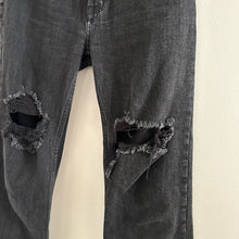 Load image into Gallery viewer, Abercrombie &amp; Fitch The Ankle Straight Ultra High Rise Jeans Black
