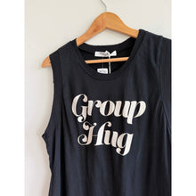 Load image into Gallery viewer, Project Social T Graphic Print Crew Neck Muscle Tank Top Black L NWT
