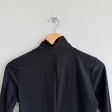 Load image into Gallery viewer, SPANX Suit Yourself Ribbed Long Sleeve Turtleneck Bodysuit Black L
