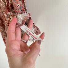 Load image into Gallery viewer, Free People All My Love Pink Floral Wrap Mini Dress Pink/Red XS
