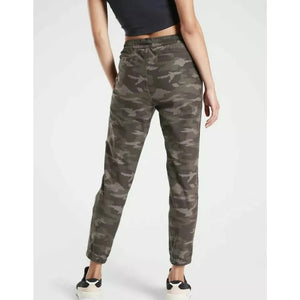 NWT Athleta Farallon Camo Pattern Mid Rise Jogger Green 10