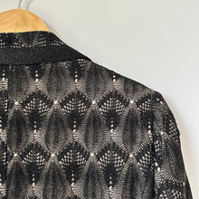 Load image into Gallery viewer, Missoni Silk Blend Single-Breasted Notch Lapel Lace Overlay Blazer Black 46
