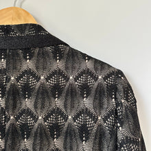 Load image into Gallery viewer, Missoni Silk Blend Single-Breasted Notch Lapel Lace Overlay Blazer Black 46
