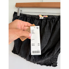 Load image into Gallery viewer, Urban Outfitters Strapless Cropped Tube Top Weathered Black L NWT
