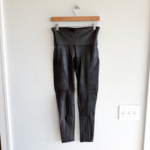 Load image into Gallery viewer, Spanx Faux Leather Moto Pull On High Rise Leggings Black L

