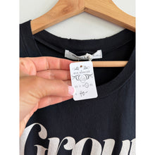 Load image into Gallery viewer, Project Social T Graphic Print Crew Neck Muscle Tank Top Black L NWT
