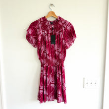 Load image into Gallery viewer, Rails Terrin Ruffled Neckline Smocked Waistband Mini Dress Bahia XS NWT
