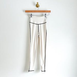 WEWOREWHAT Corset High-Rise Leggings in Ivory XS