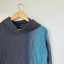 Load image into Gallery viewer, Lululemon Varsa Lab Ombre Hoodie Pullover Aurora Glow Jacquard Black Navy S
