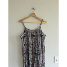 Load image into Gallery viewer, Natural Life Floral Print Sleeveless Tiered Maxi Dress Black XS NWT

