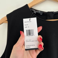 Load image into Gallery viewer, Lafayette 148 Topenga Punto Milano Dress in Black 10
