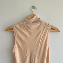 Load image into Gallery viewer, Theory Bias Silk Combo Turtleneck Sleeveless Top
