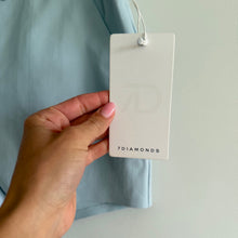 Load image into Gallery viewer, 7 Diamonds Infinity Drawstring Waist Shorts Ice Blue L NWT
