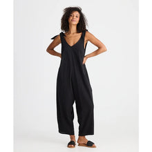 Load image into Gallery viewer, Whiteroom + Cactus Sardinia Sleeveless Tie Shoulder Strap Jumpsuit Black M NWT
