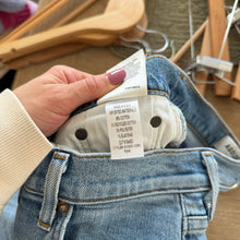 Load image into Gallery viewer, Agolde Toni Distressed Denim High Rise Stretch Skinny Leg Jeans Blue 25
