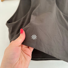 Load image into Gallery viewer, Athleta Conscuos Crop Bikini Top Dark Gray M
