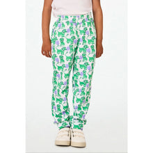 Load image into Gallery viewer, Roller Rabbit Leo The Lion Print Cotton Sweatpants Green Kid's 12 NWT
