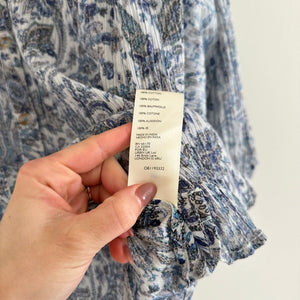 Anthropologie Pilcro and The Letterpress Tavi Paisley Blouse