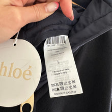 Load image into Gallery viewer, Chloé Quilted Shell-Paneled Wool-Blend Poncho Coat
