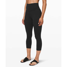 Load image into Gallery viewer, Lululemon Align Crop 21" High Rise Pull On Activewear Leggings Black 6 NWT
