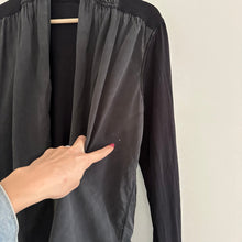 Load image into Gallery viewer, Lululemon Your Best Breath Cardigan Wrap Sweater Black 4
