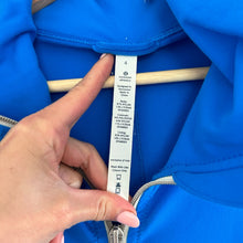 Load image into Gallery viewer, Lululemon Daily Yoga Striped Sleeve Activewear Basic Jacket Blue 4
