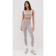 Load image into Gallery viewer, FP Movement Good Karma Square Neck Sports Bra Leggings Set Gray XS
