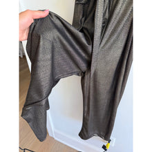 Load image into Gallery viewer, Bishop + Young Pandita Metallic Belted Wide Leg Jumpsuit S NWT
