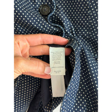 Load image into Gallery viewer, J.Crew Schoolboy Polka Dot Long Sleeve Blazer Navy White 2
