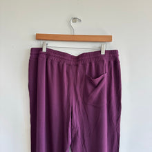 Load image into Gallery viewer, Kit And Ace High Rise Drawcord Waist Jogger Pants Purple XL
