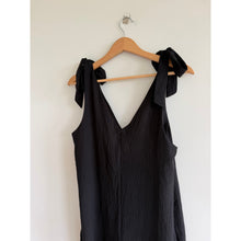 Load image into Gallery viewer, Whiteroom + Cactus Sardinia Sleeveless Tie Shoulder Strap Jumpsuit Black M NWT
