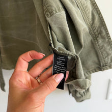Load image into Gallery viewer, Sanctuary Keystone Collared Button Front Utility Shirt Jacket Green S
