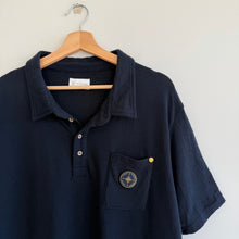Load image into Gallery viewer, We Norwegians Lindesnes Embroidered Short Sleeve Polo Sweater Shirt Black XXL
