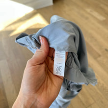 Load image into Gallery viewer, Athleta Skyline Pant II High Rise Straight Leg Paperbag Pants Blue 6
