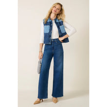 Load image into Gallery viewer, Paige Anessa 31" Denim High Rise Wide Leg Jeans Blue 30
