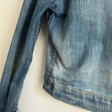 Load image into Gallery viewer, Citizen Of Humanity Snap Front Cropped Denim Jacket Blue S
