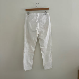 Current Elliott Skinny Denim Jeans Pockets White 26